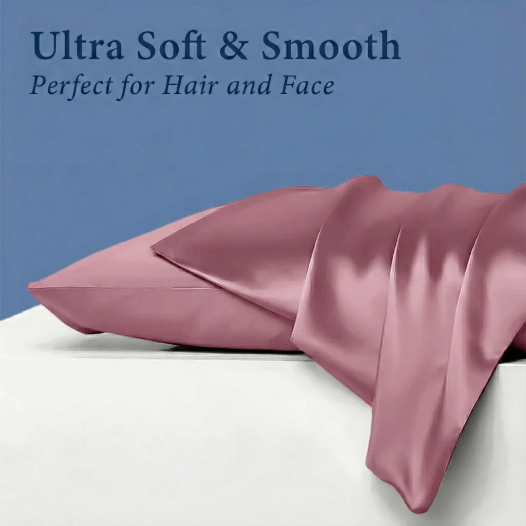 100% Pure 6A  Both Side Mulberry Silk Pillow Cover (Pack of 1) - Image 14