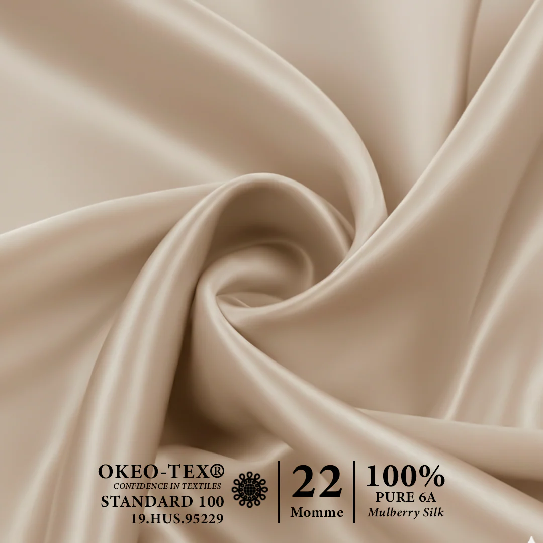 100% Pure 6A  Both Side Mulberry Silk Pillow Cover (Pack of 1) - Image 21