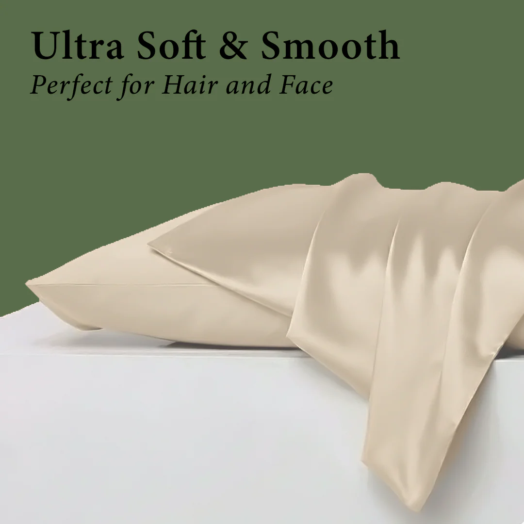 100% Pure 6A  Both Side Mulberry Silk Pillow Cover (Pack of 1) - Image 23