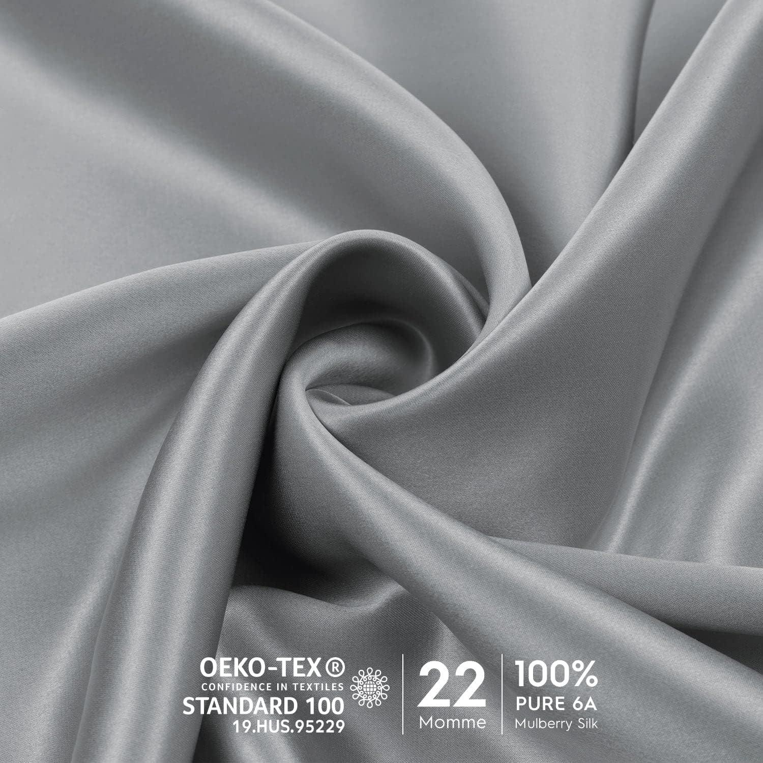 100% Pure 6A  Both Side Mulberry Silk Pillow Cover (Pack of 1) - Image 7