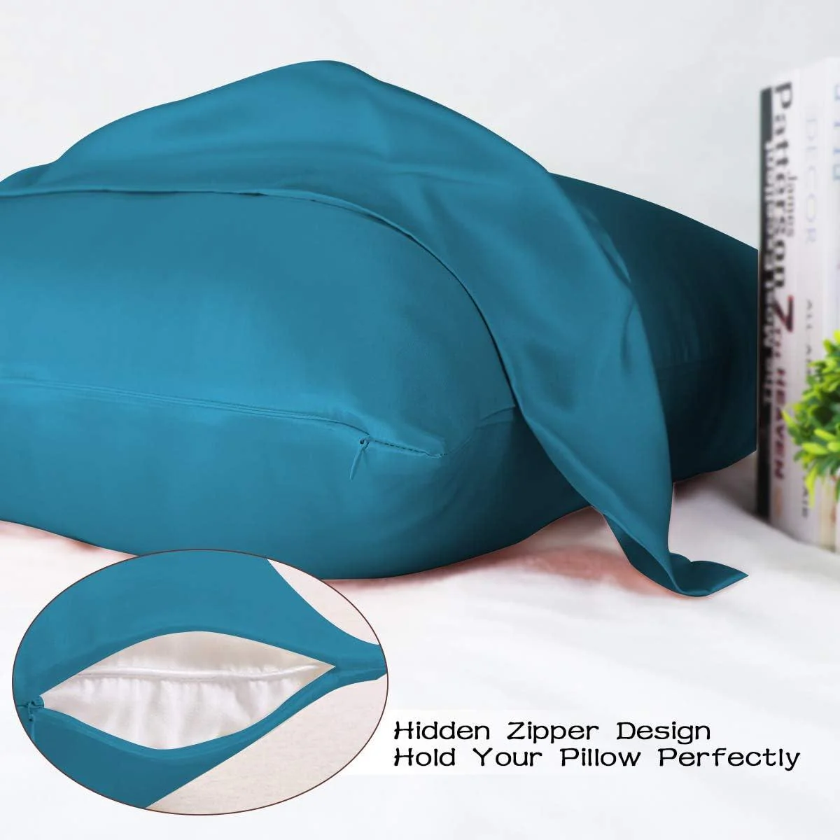 100% Pure 6A  Both Side Mulberry Silk Pillow Cover (Pack of 1) - Image 9