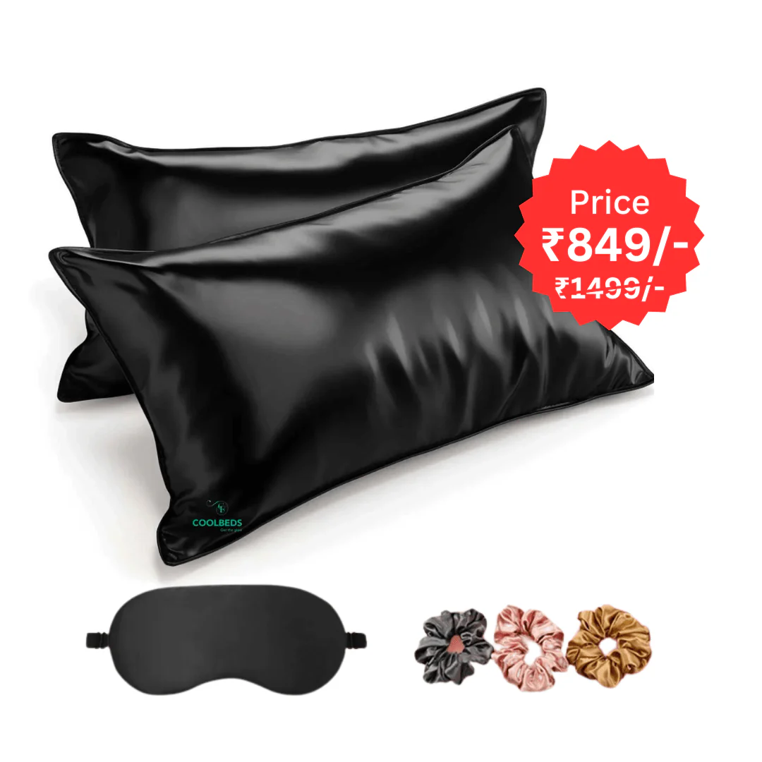 2 Silky Pillow Covers + 1 Silky Eye mask + 3 Silky Scrunchies (Silky Bundle) - Image 29