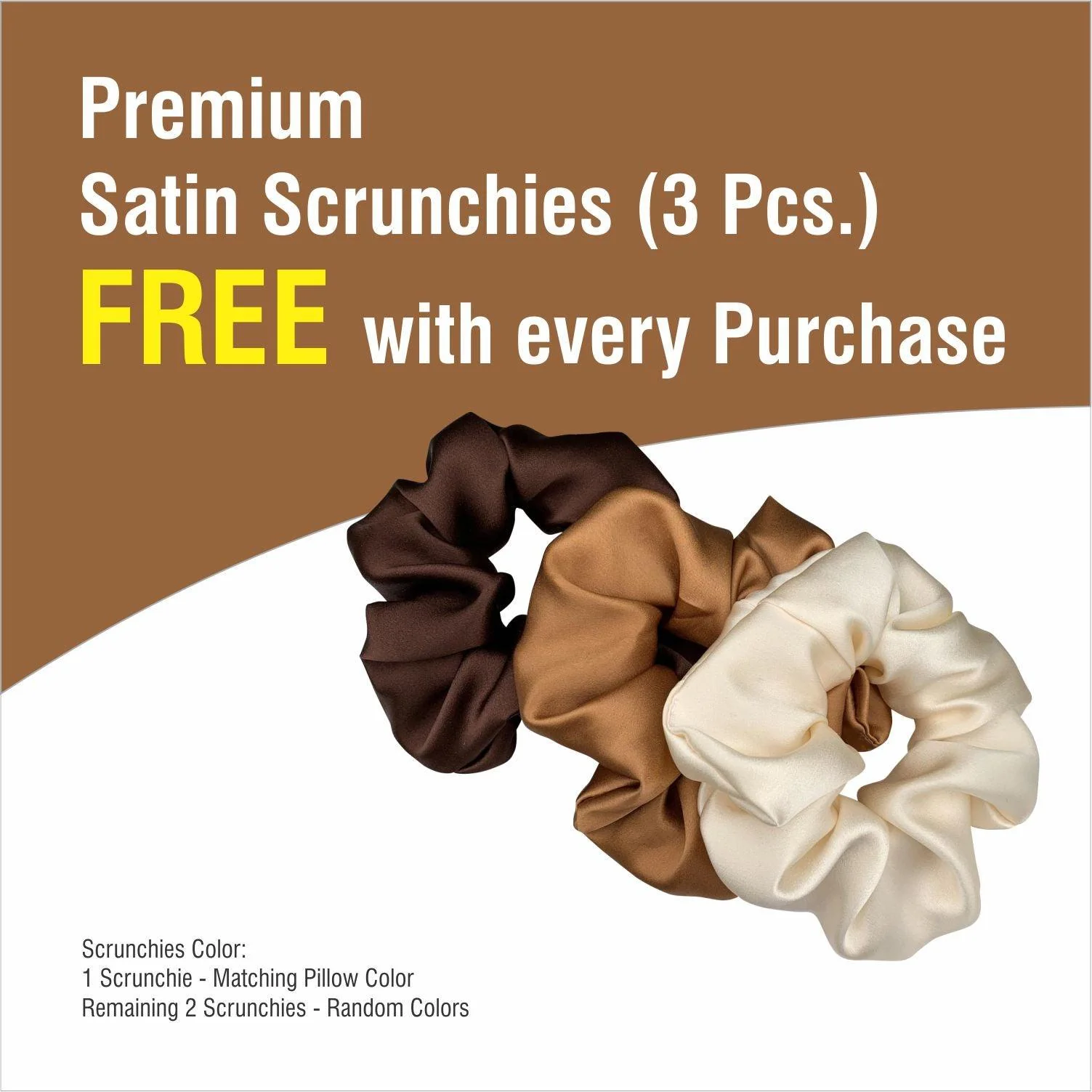 Silky Bonnet WITH 3 Silky SCRUNCHIES - Image 3