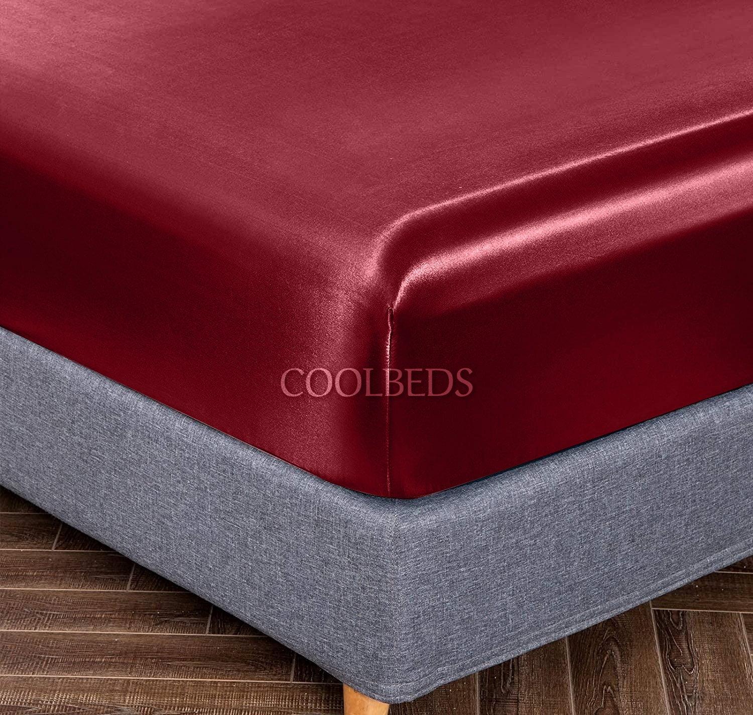Silky Elastic Fitted Sheets with 2 Pillow Covers - Image 68