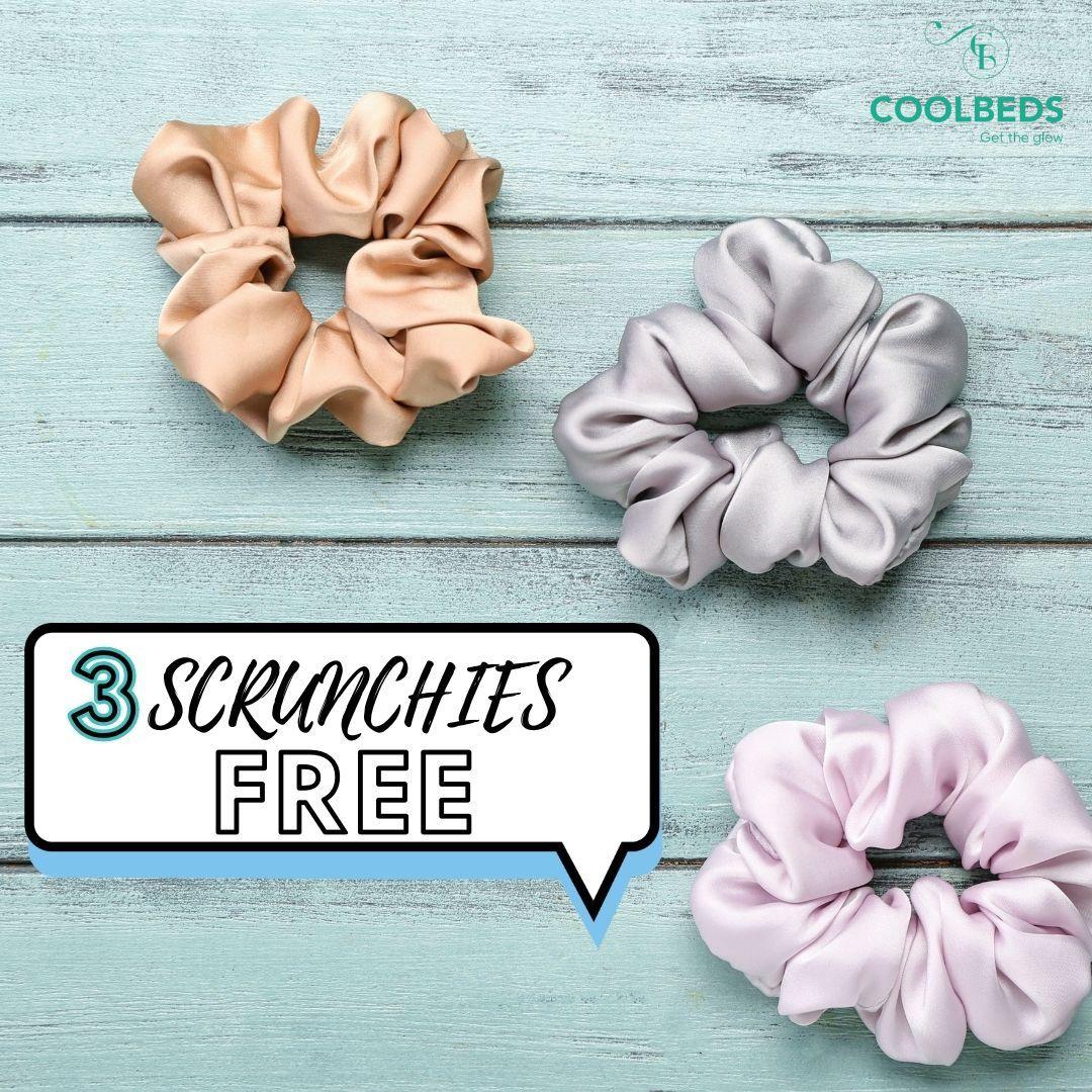 Luxury Silky Pillowcase (Set of 2) + "FREE" 3 Silky Scrunchies - Image 49
