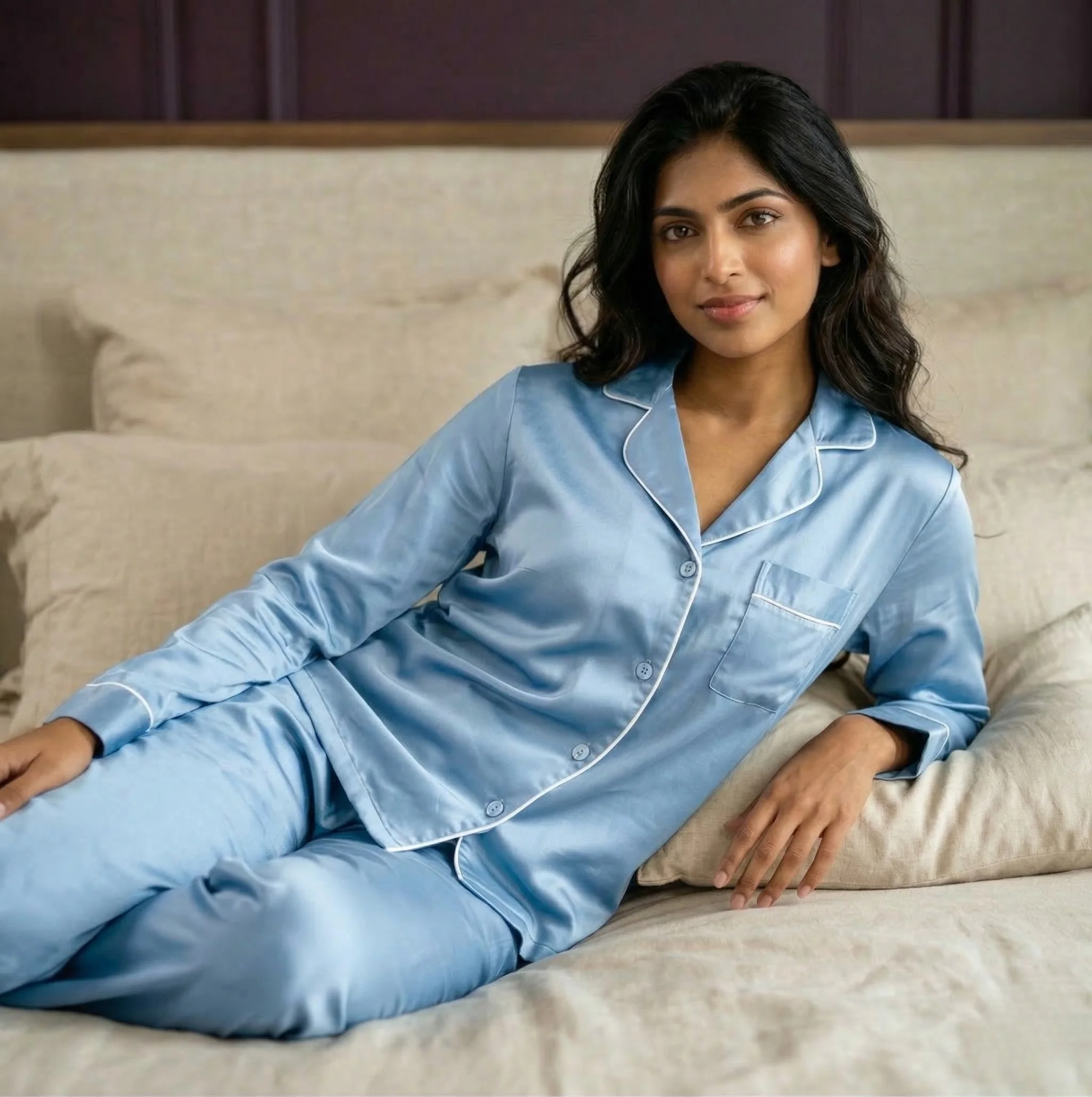 Silky Pyjamas Set - Image 38
