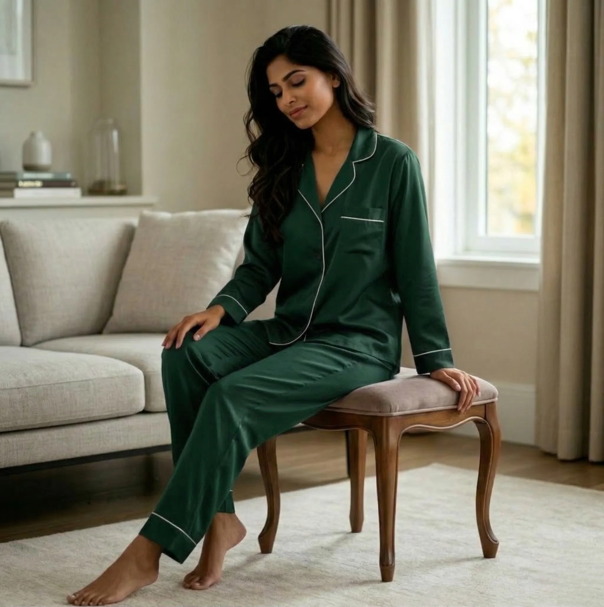 Silky Pyjamas Set - Image 51