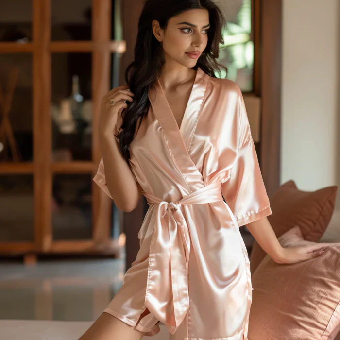 Silky Robe and Pillowcover Bundle - Image 69