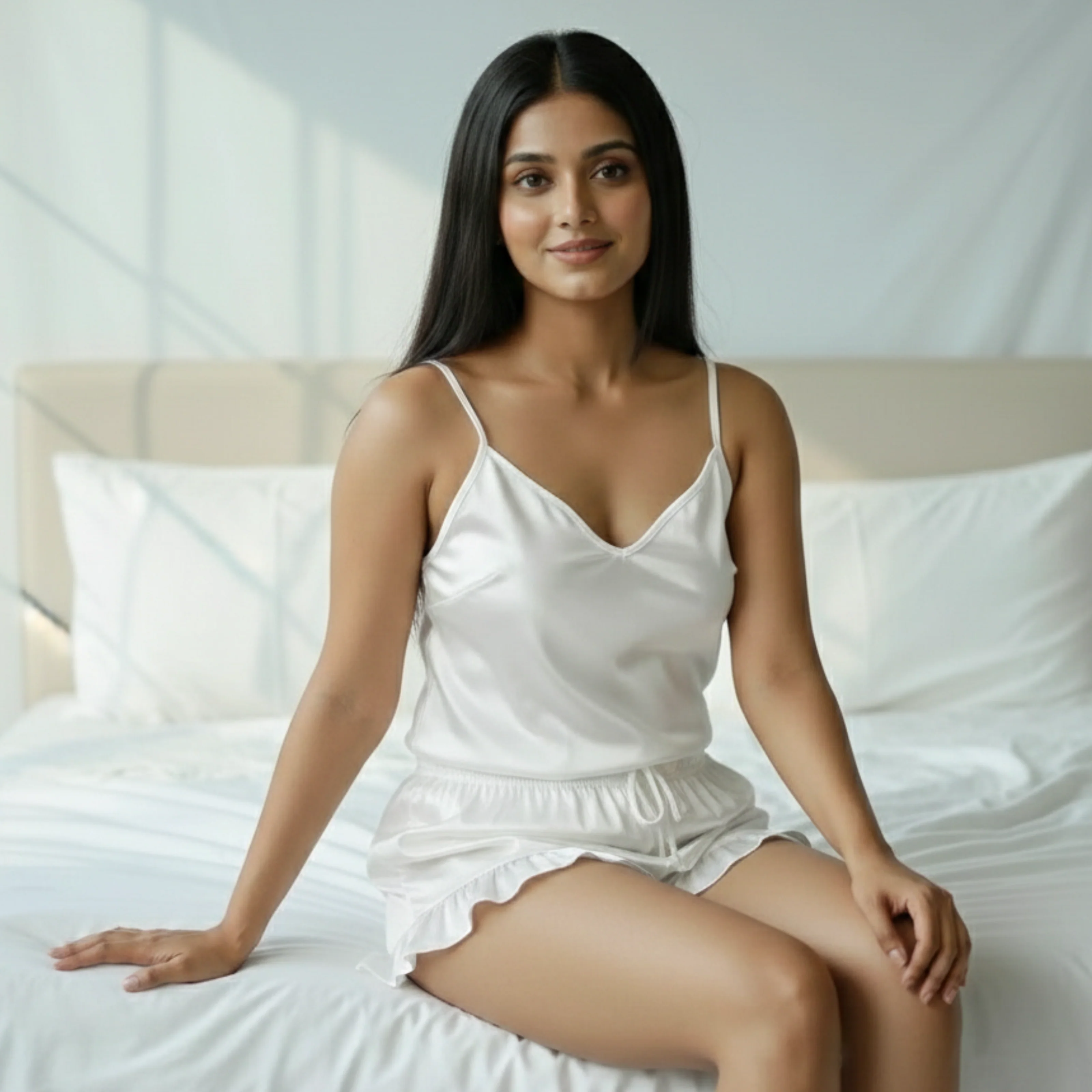 Silky Slip and Shorts Set - Image 74