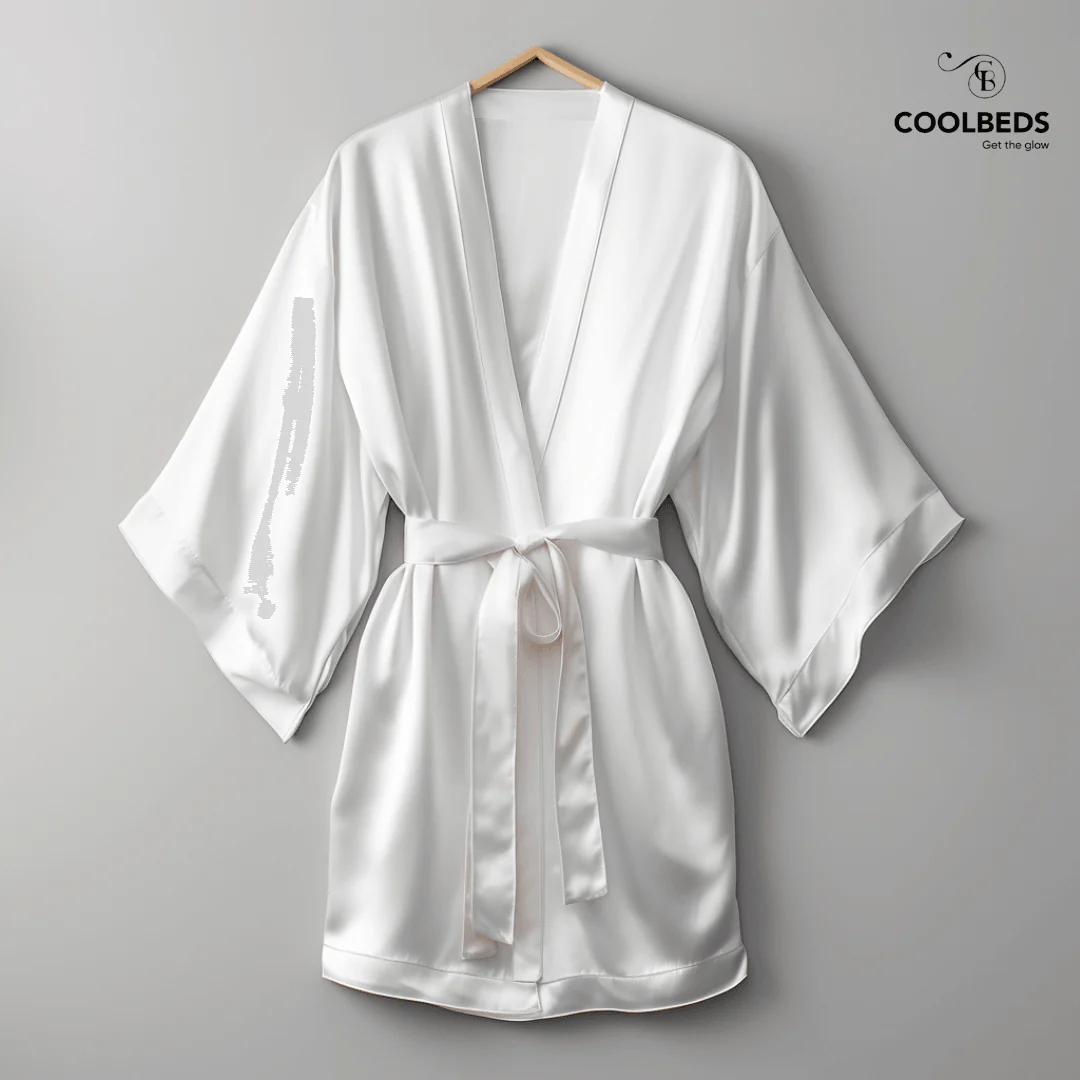 Silky Babydoll Belted Kimono Robe - Image 38